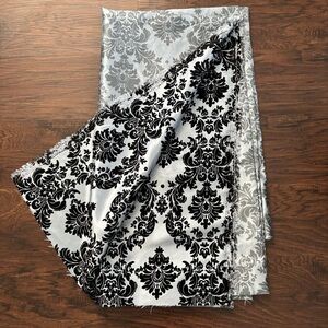 Taffeta Damask Velvet Flocking Fabric 58" Wide